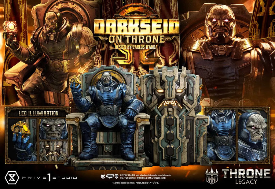 Darkseid on Throne (Regular Version) Justice League (Comics) – Prime1Studio – ActionFigure Brasil
