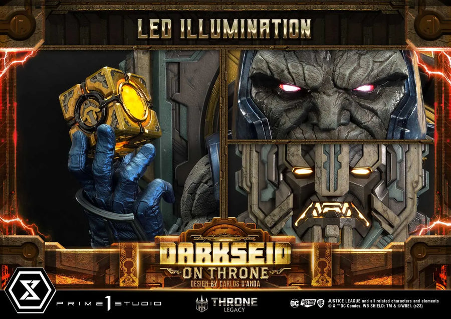 Darkseid on Throne (Regular Version) Justice League (Comics) – Prime1Studio – ActionFigure Brasil