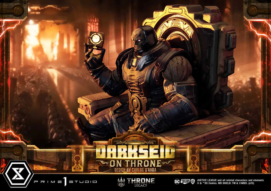 Darkseid on Throne (Regular Version) Justice League (Comics) – Prime1Studio – ActionFigure Brasil