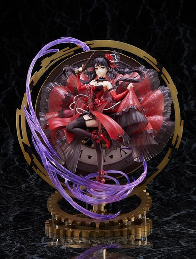 Date A Bullet - Tokisaki Kurumi - Shibuya Scramble Figure - 1/7 - Pigeon Blood Ruby Dress Ver. (Alpha Satellite, eStream)ㅤ – Alpha Satellite,eStream – ActionFigure Brasil — ângulo diferente