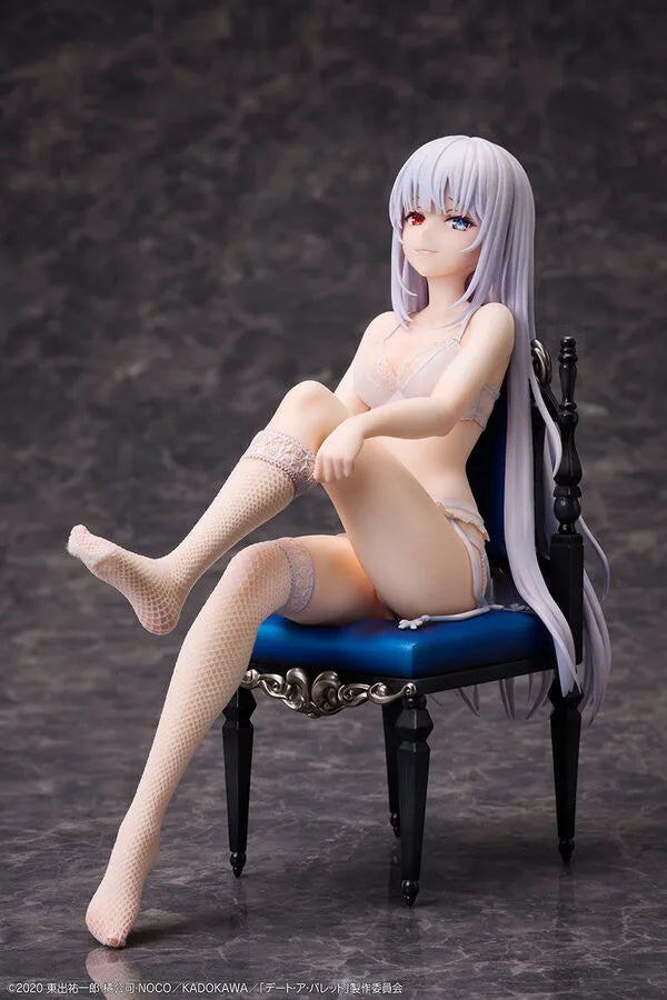Date A Live Fragment: Date A Bullet - White Queen - 1/7 - Lingerie (Design Coco)ㅤ – Design Coco – ActionFigure Brasil