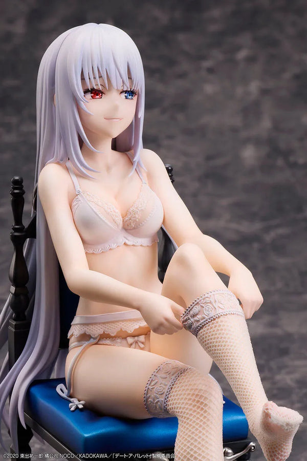 Date A Live Fragment: Date A Bullet - White Queen - 1/7 - Lingerie (Design Coco)ㅤ – Design Coco – ActionFigure Brasil