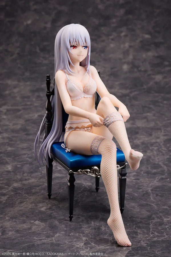 Date A Live Fragment: Date A Bullet - White Queen - 1/7 - Lingerie (Design Coco)ㅤ – Design Coco – ActionFigure Brasil