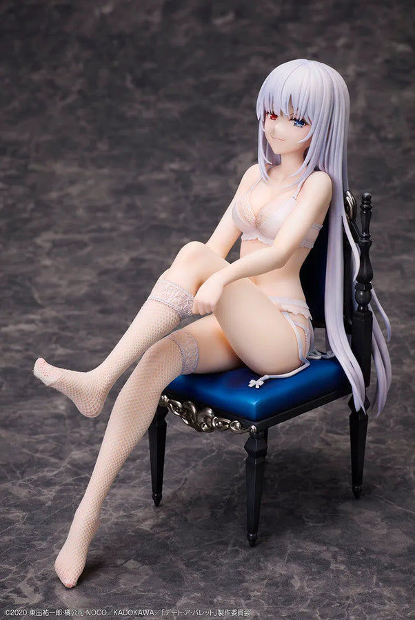 Date A Live Fragment: Date A Bullet - White Queen - 1/7 - Lingerie (Design Coco)ㅤ – Design Coco – ActionFigure Brasil