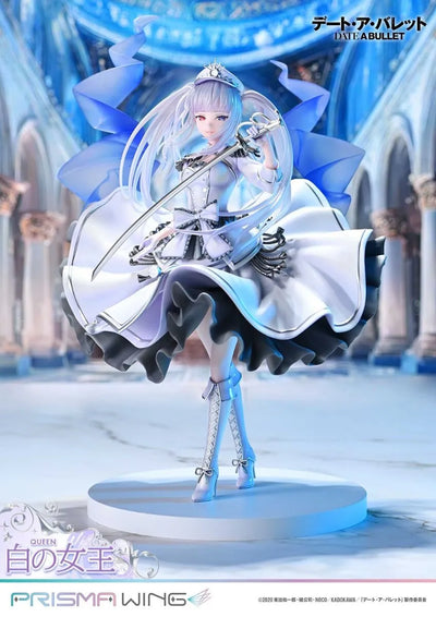 Date A Live Fragment: Date A Bullet - White Queen - Prisma Wing (PWDAB-02P) - 1/7 (Prime 1 Studio)ㅤ – Prime 1 Studio – ActionFigureBrasil — com base expositora