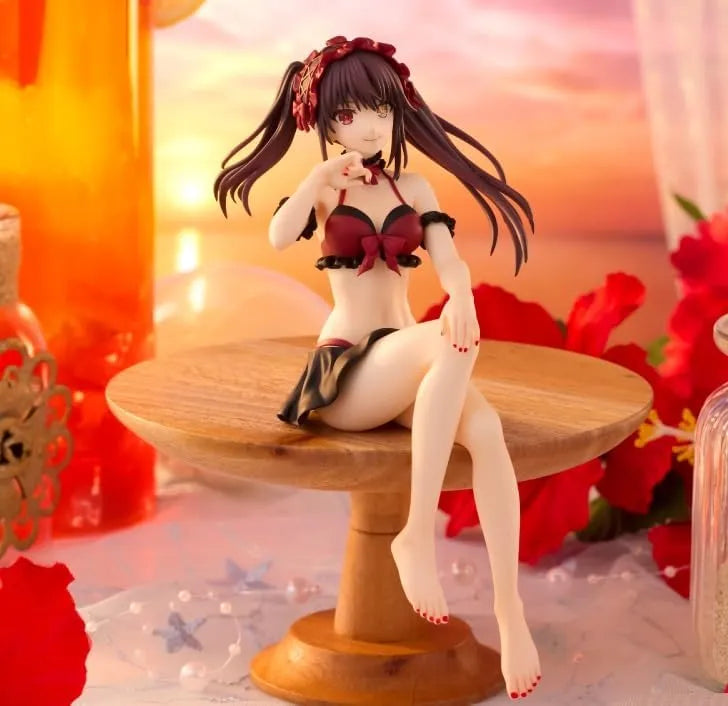 Date A Live V - Tokisaki Kurumi - Noodle Stopper Figure - Mizugi ver. (FuRyu)ㅤ – FuRyu as Manufacturer – ActionFigure Brasil