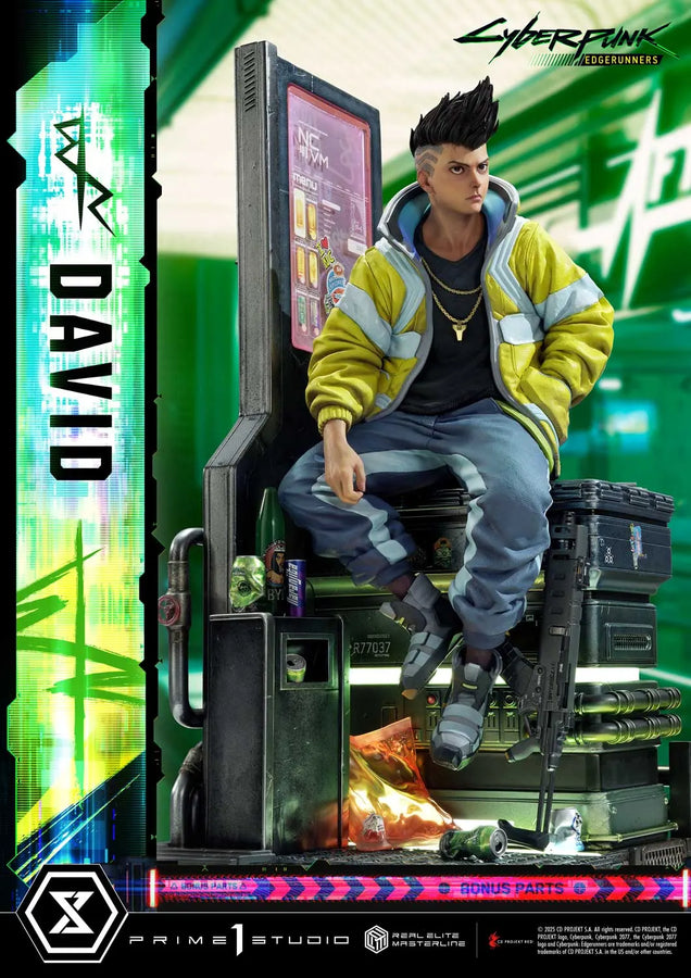 David (Deluxe Bonus Version) Cyberpunk: Edgerunners – Prime1Studio – ActionFigure Brasil
