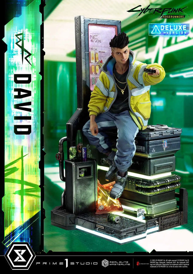 David (Deluxe Bonus Version) Cyberpunk: Edgerunners – Prime1Studio – ActionFigure Brasil