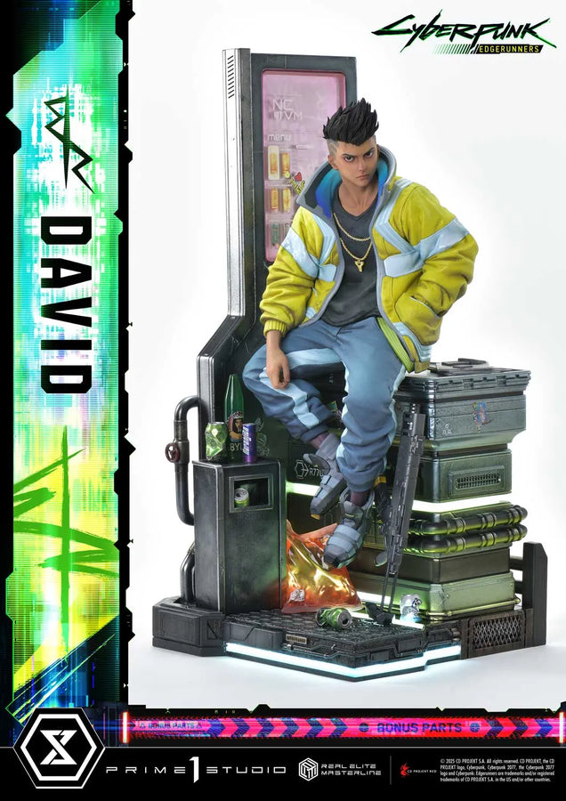 David (Deluxe Bonus Version) Cyberpunk: Edgerunners – Prime1Studio – ActionFigure Brasil