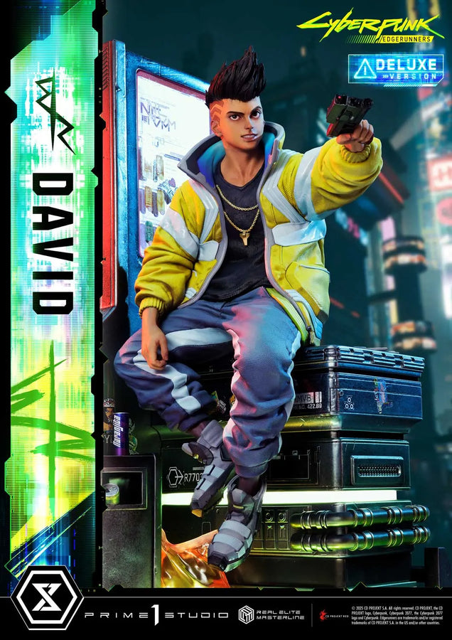 David (Deluxe Bonus Version) Cyberpunk: Edgerunners – Prime1Studio – ActionFigure Brasil