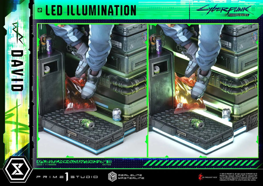 David (Deluxe Bonus Version) Cyberpunk: Edgerunners – Prime1Studio – ActionFigure Brasil