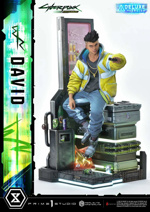 David (Deluxe Bonus Version) Cyberpunk: Edgerunners – Prime1Studio – ActionFigure Brasil