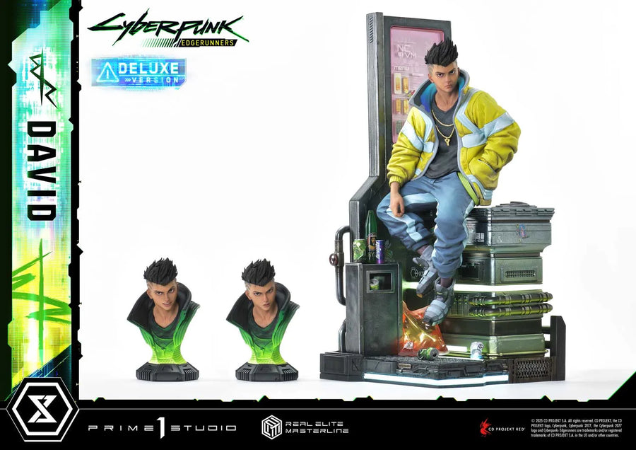 David (Deluxe Bonus Version) Cyberpunk: Edgerunners – Prime1Studio – ActionFigure Brasil