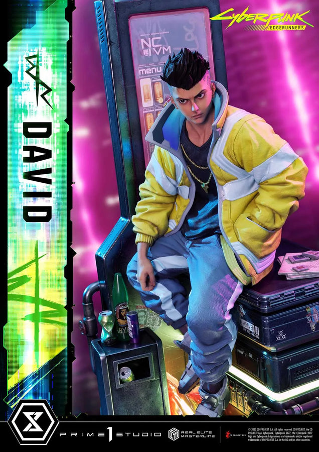 David (Regular Version) Cyberpunk: Edgerunners – Prime1Studio – ActionFigure Brasil