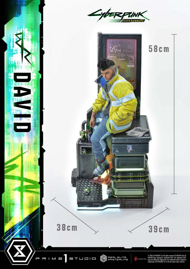 David (Regular Version) Cyberpunk: Edgerunners – Prime1Studio – ActionFigure Brasil