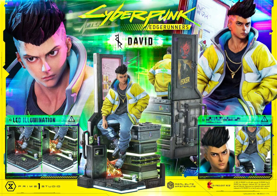 David (Regular Version) Cyberpunk: Edgerunners – Prime1Studio – ActionFigure Brasil