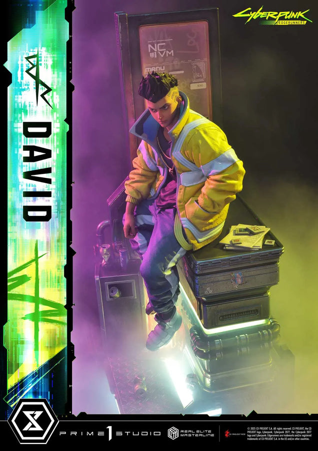 David (Regular Version) Cyberpunk: Edgerunners – Prime1Studio – ActionFigure Brasil