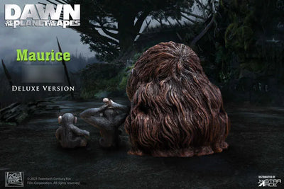 Dawn of the Planet of the Apes Maurice Deluxe Edition Deformed Style Statueㅤ – Star Ace Toys – ActionFigure Brasil — com base expositora