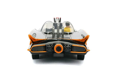 "DC Comics" 1/24 Diecast Vehicle Batmobile & Batman & Robin "Batman 1966 TV Series"ㅤ – Jada Toys – ActionFigure Brasil — embalagem