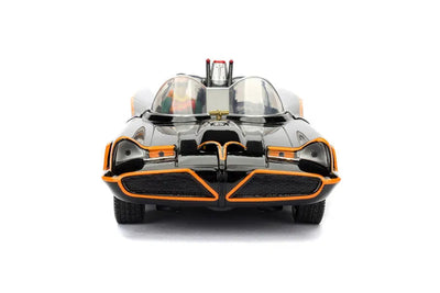 "DC Comics" 1/24 Diecast Vehicle Batmobile & Batman & Robin "Batman 1966 TV Series"ㅤ – Jada Toys – ActionFigure Brasil — embalagem