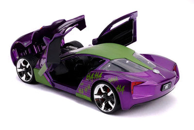 "DC Comics" 1/24 Diecast Vehicle Chevrolet, Corvette Stingray (2009 Model) & Joker [Comic]ㅤ – Jada Toys – ActionFigure Brasil — detalhe do produto