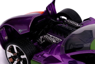 "DC Comics" 1/24 Diecast Vehicle Chevrolet, Corvette Stingray (2009 Model) & Joker [Comic]ㅤ – Jada Toys – ActionFigure Brasil — close