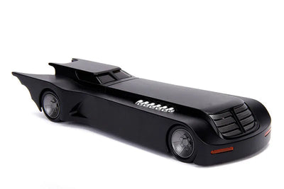 "DC Comics" 1/24 Scale, Diecast Vehicle Batmobile & Batman [Anime "Batman: The Animated Series"]ㅤ – Jada Toys – ActionFigure Brasil — iluminação de estúdio