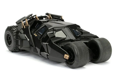 "DC Comics" 1/24 Scale, Diecast Vehicle Batmobile & Batman [Movie "Dark Knight"]ㅤ – Jada Toys – ActionFigure Brasil — ambientada