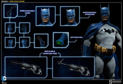 DC Comics 1/6 Scale Figure - SideShow Sixth Scale Batmanㅤ – Sideshow Collectibles – ActionFigureBrasil — close
