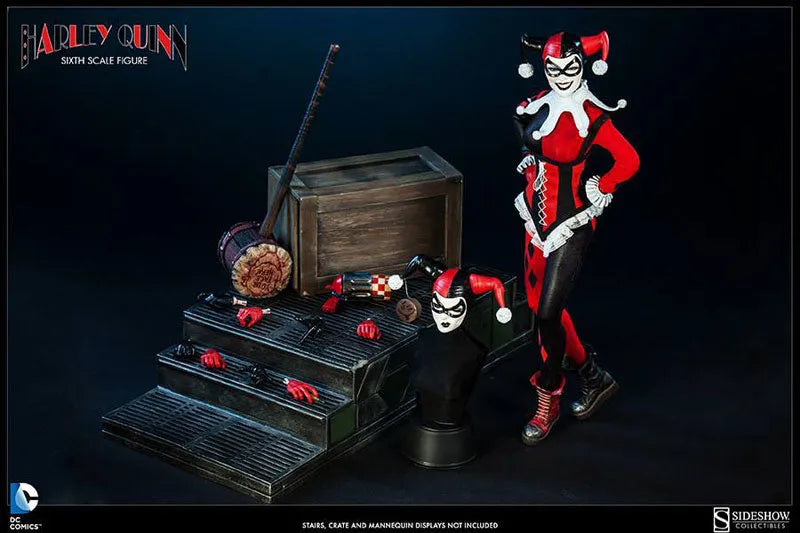 DC Comics 1/6 Scale Figure SideShow Sixth Scale - Harley Quinnㅤ – Sideshow Collectibles – ActionFigure Brasil
