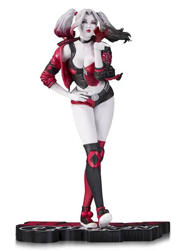 "DC Comics" Black & White: Red - Harley Quinn By Stanley Lauㅤ – DC Collectibles – ActionFigure Brasil