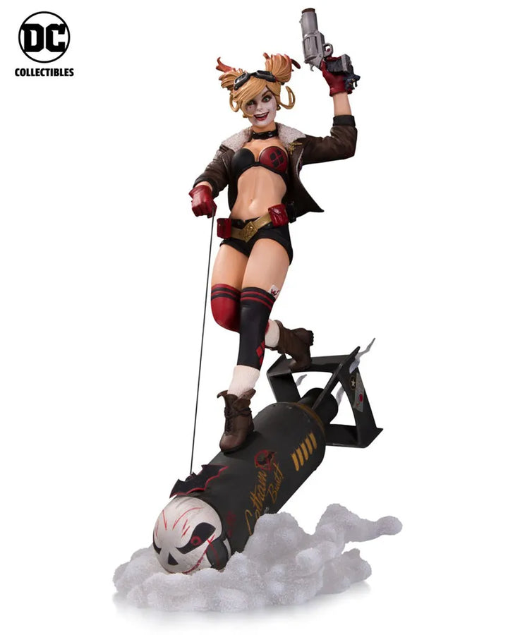 DC Comics - Bombshells Deluxe: Harley Quinnㅤ – DC Collectibles – ActionFigure Brasil