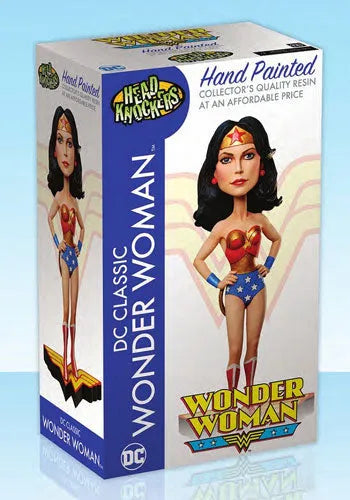 DC Comics Classic - Wonder Woman Head Knocker Renewal Package ver.ㅤ – Neca – ActionFigure Brasil
