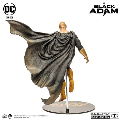 "DC Comics" DC Multiverse 12 Inch Posed Statue Black Adam [Movie "Black Adam"]ㅤ – McFarlane Toys – ActionFigureBrasil — com base expositora