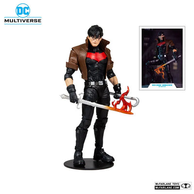 "DC Comics" DC Multiverse 7 Inch, Action Figure #065 Red Hood (No Mask) [The New 52]ㅤ – McFarlane Toys – ActionFigure Brasil