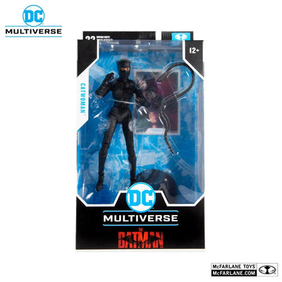 DC Comics - DC Multiverse: 7 Inch Action Figure - #098 Catwoman [Movie / The Batman]ㅤ – McFarlane Toys – ActionFigureBrasil — com base expositora
