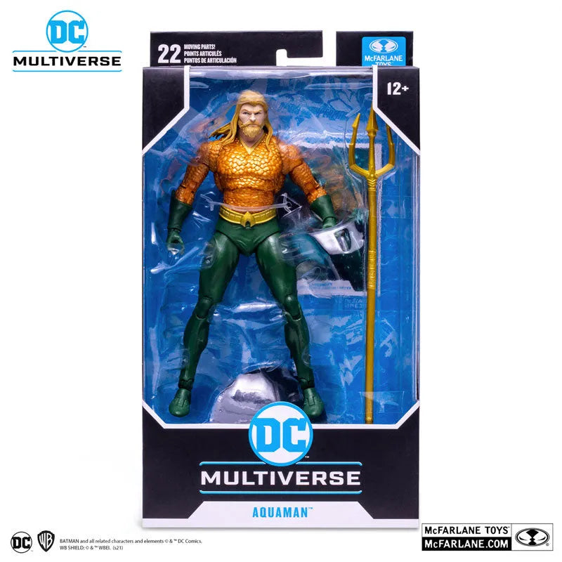 DC Comics - DC Multiverse: 7 Inch Action Figure - #132 Aquaman [Comic / Justice League: Endless Winter]ㅤ – McFarlane Toys – ActionFigureBrasil