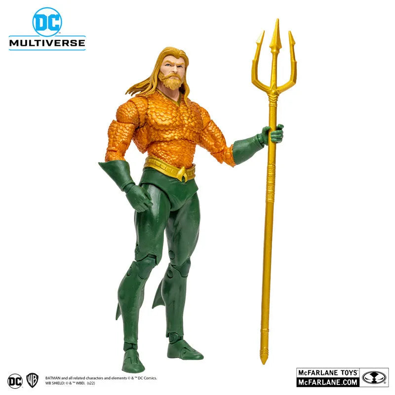 DC Comics - DC Multiverse: 7 Inch Action Figure - #132 Aquaman [Comic / Justice League: Endless Winter]ㅤ – McFarlane Toys – ActionFigureBrasil