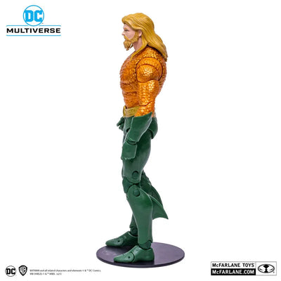 DC Comics - DC Multiverse: 7 Inch Action Figure - #132 Aquaman [Comic / Justice League: Endless Winter]ㅤ – McFarlane Toys – ActionFigureBrasil — com base expositora