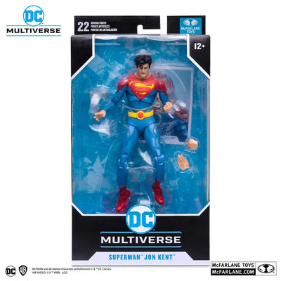 DC Comics - DC Multiverse: 7 Inch Action Figure - #151 Superman (Jon Kent) [Comic / DC Future State]ㅤ – McFarlane Toys – ActionFigureBrasil — com base expositora