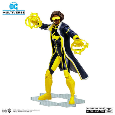 "DC Comics" DC Multiverse 7 Inch, Action Figure #173 Static Shock [New 52]ㅤ – McFarlane Toys – ActionFigure Brasil — iluminação de estúdio