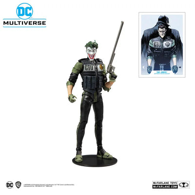 "DC Comics" DC Multiverse 7Inch, Action Figure #018 Joker [Comic/White Knight]ㅤ – McFarlane Toys – ActionFigure Brasil