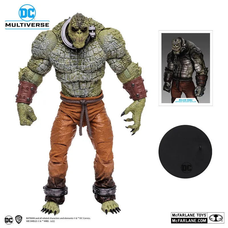 DC Comics - DC Multiverse: Action Figure - Killer Croc [Game / Batman Arkham Asylum]ㅤ – McFarlane Toys – ActionFigureBrasil