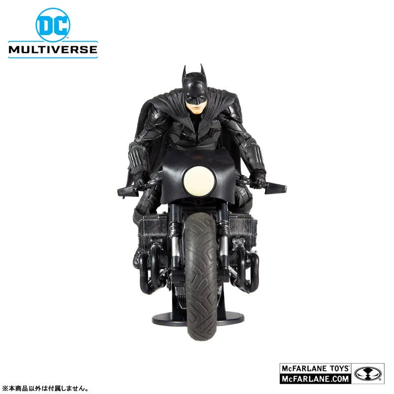 DC Comics - DC Multiverse: Vehicle - Batcycle [Movie / The Batman]ㅤ – McFarlane Toys – ActionFigureBrasil
