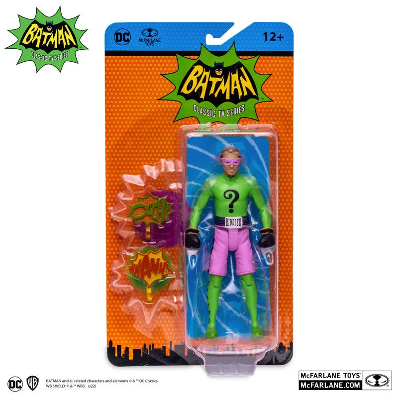 DC Comics DC Retro 6 Inch Action Figure #09 Riddler (Boxing) Batman 1966 TV Seriesㅤ – McFarlane Toys – ActionFigureBrasil