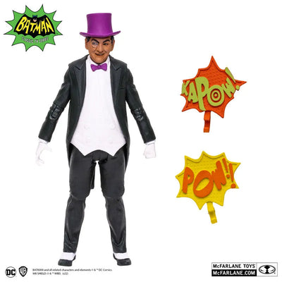 "DC Comics"DC Retro 6 Inch, Action Figure #10 Penguin "Batman 1966 TV Series"ㅤ – McFarlane Toys – ActionFigure Brasil — iluminação de estúdio
