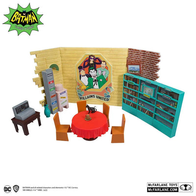"DC Comics" DC Retro Play Set Villain's Hideout [TV Show "Batman 1966 TV Series"]ㅤ – McFarlane Toys – ActionFigure Brasil