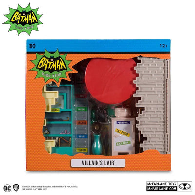 "DC Comics" DC Retro Play Set Villain's Hideout [TV Show "Batman 1966 TV Series"]ㅤ – McFarlane Toys – ActionFigureBrasil — detalhe do produto