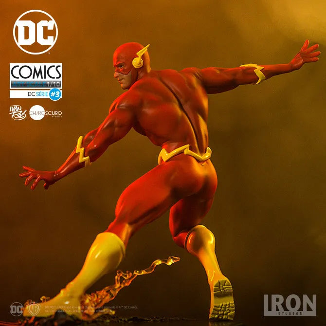 DC Comics - Flash 1/10 Art Scale Statueㅤ – Iron Studios – ActionFigure Brasil