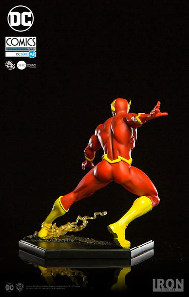 DC Comics - Flash 1/10 Art Scale Statueㅤ – Iron Studios – ActionFigure Brasil — ângulo diferente